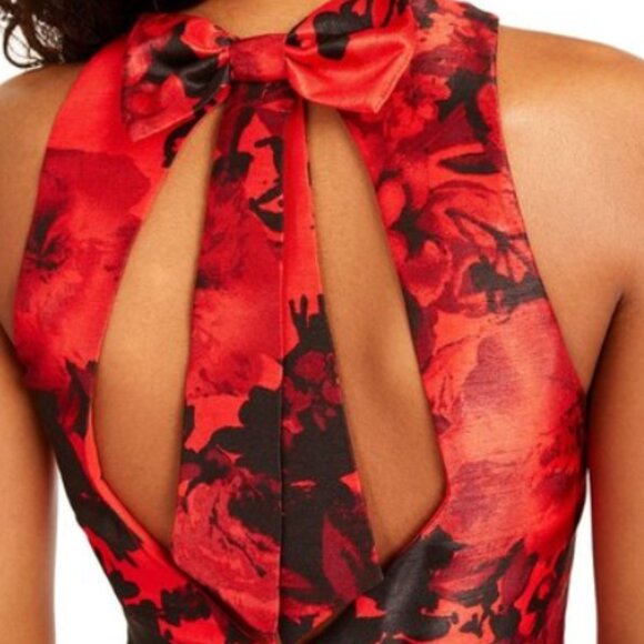 Formal Fit and Flare | Red and Black | Juniors - Picture 5 of 5